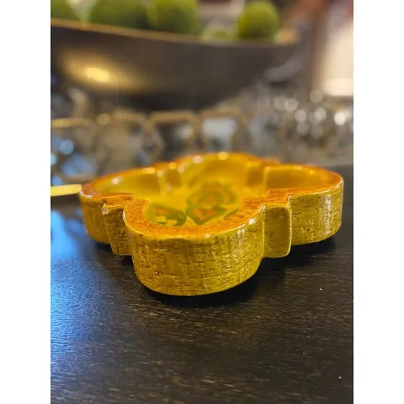 Bitossi aldo londi paisley ilalian ceramic ashtray - Picture 5 of 6